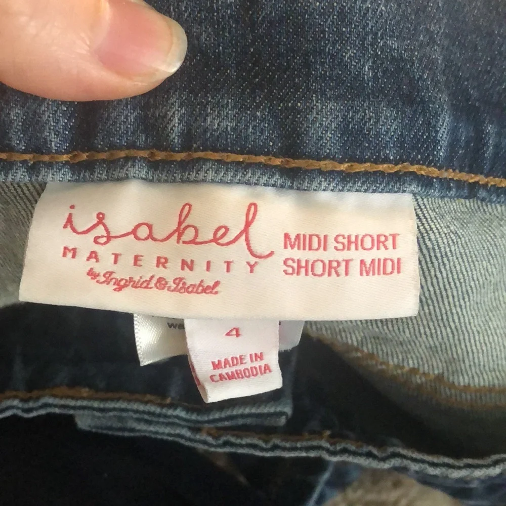 🔹4 for $30 Isabel Maternity MIDI Short, size 4 - Picture 4 of 4